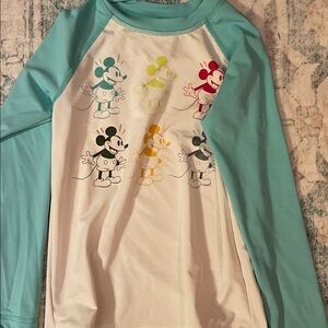 Hanna Andersson Disney Mickey Mouse rash guard US 6-7
